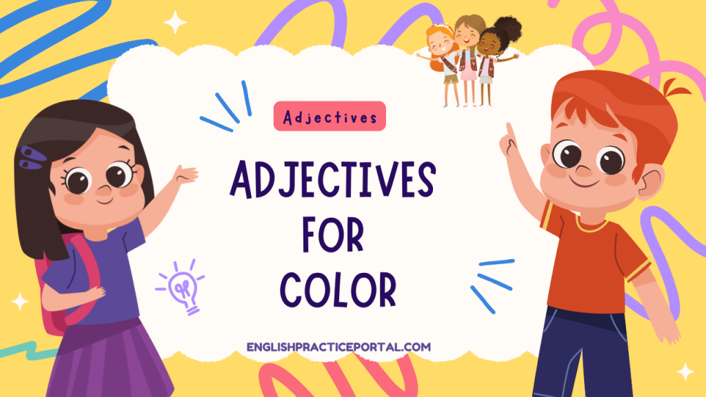Adjectives for Color