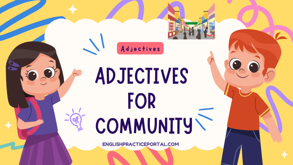 Adjectives for Community