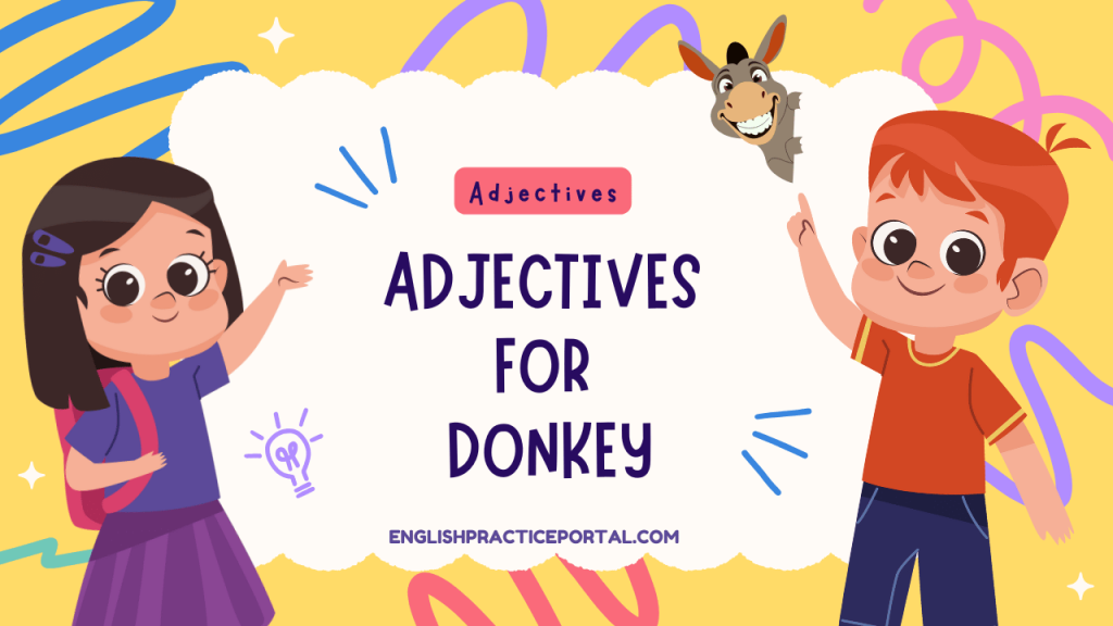 Adjectives for Donkey