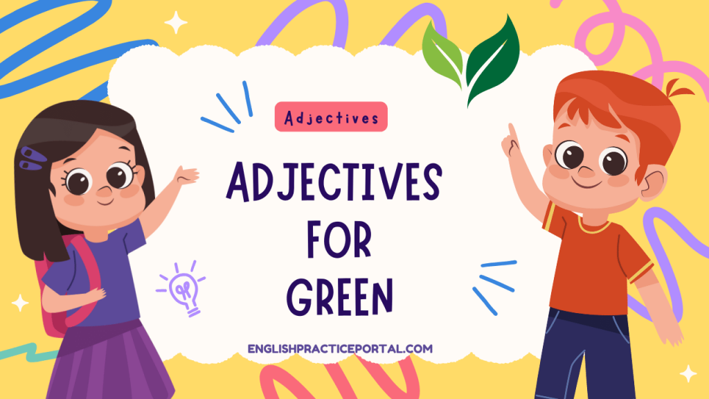 Adjectives for Green