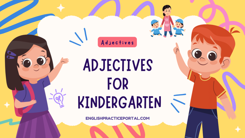 Adjectives for Kindergarten
