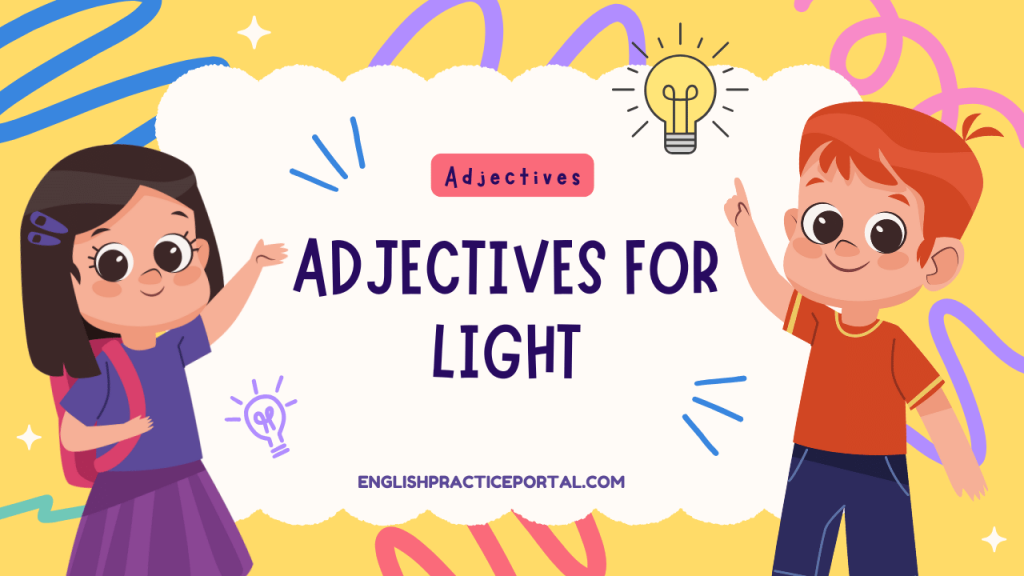 Adjectives for Light