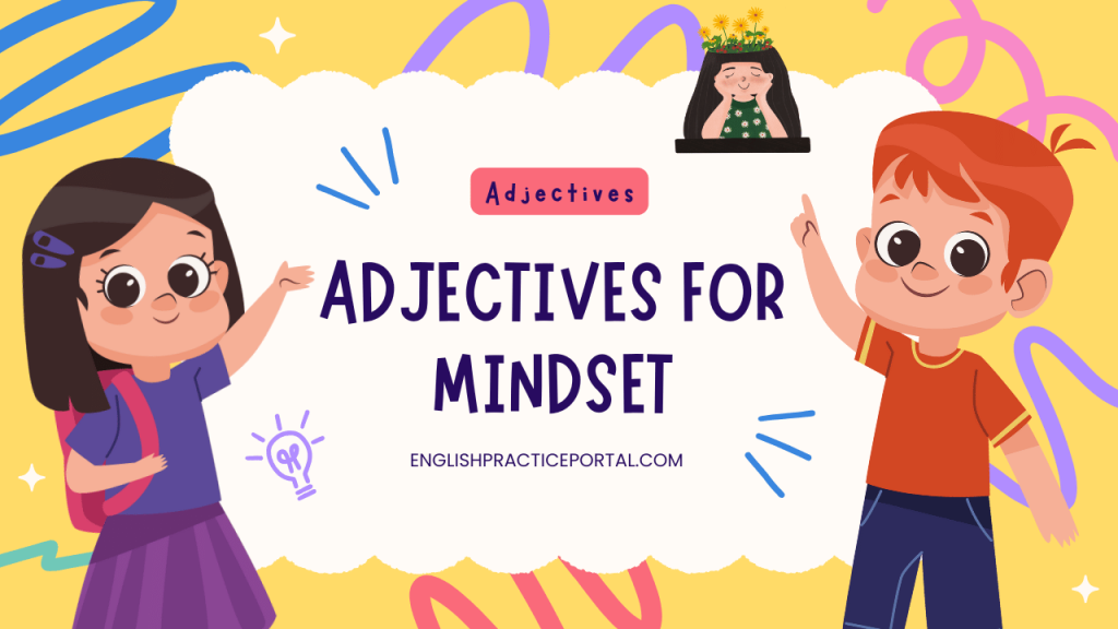 Adjectives for Mindset