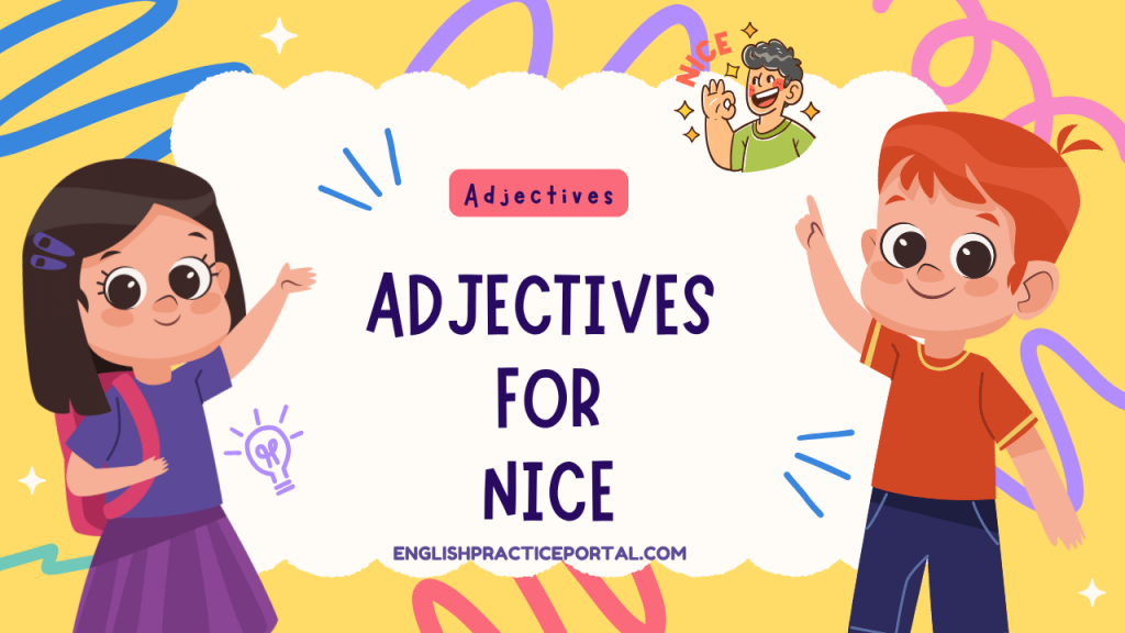 Adjectives for Nice