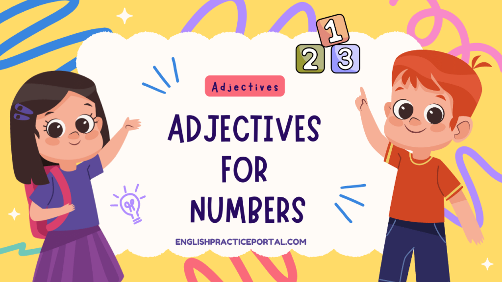 Adjectives for Numbers