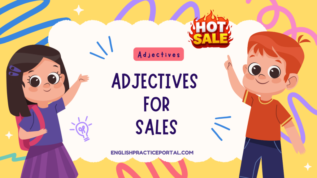 Adjectives for Sales