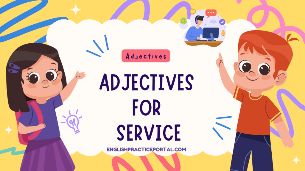 Adjectives for Service