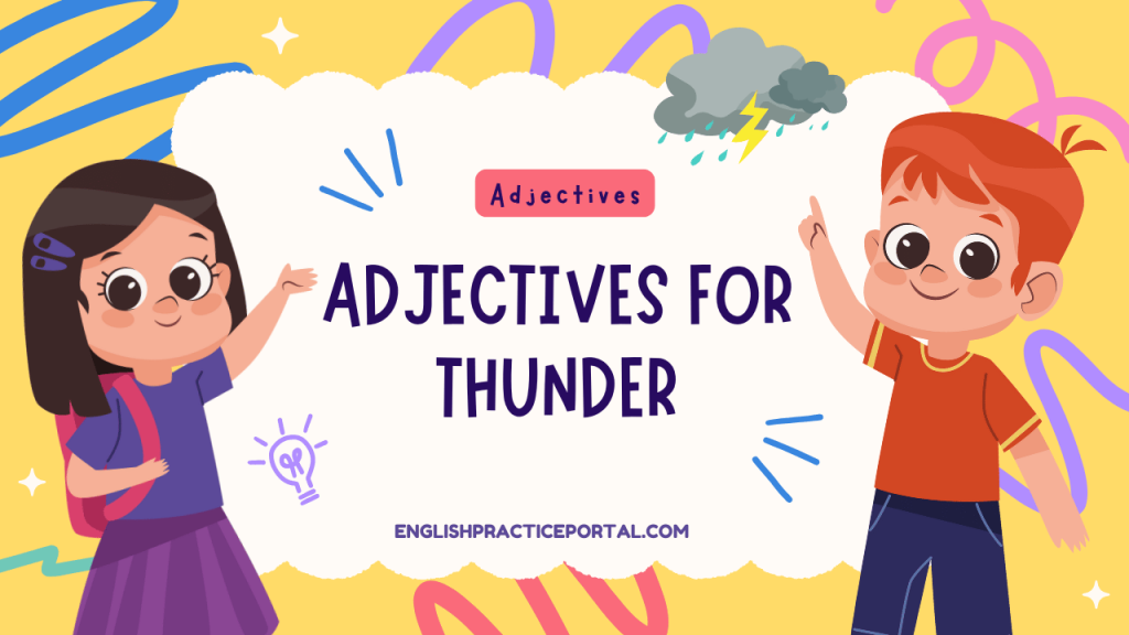Adjectives for Thunder