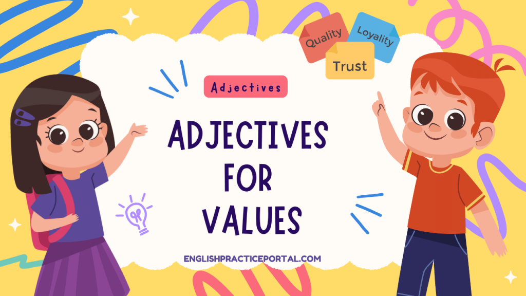 Adjectives for Values