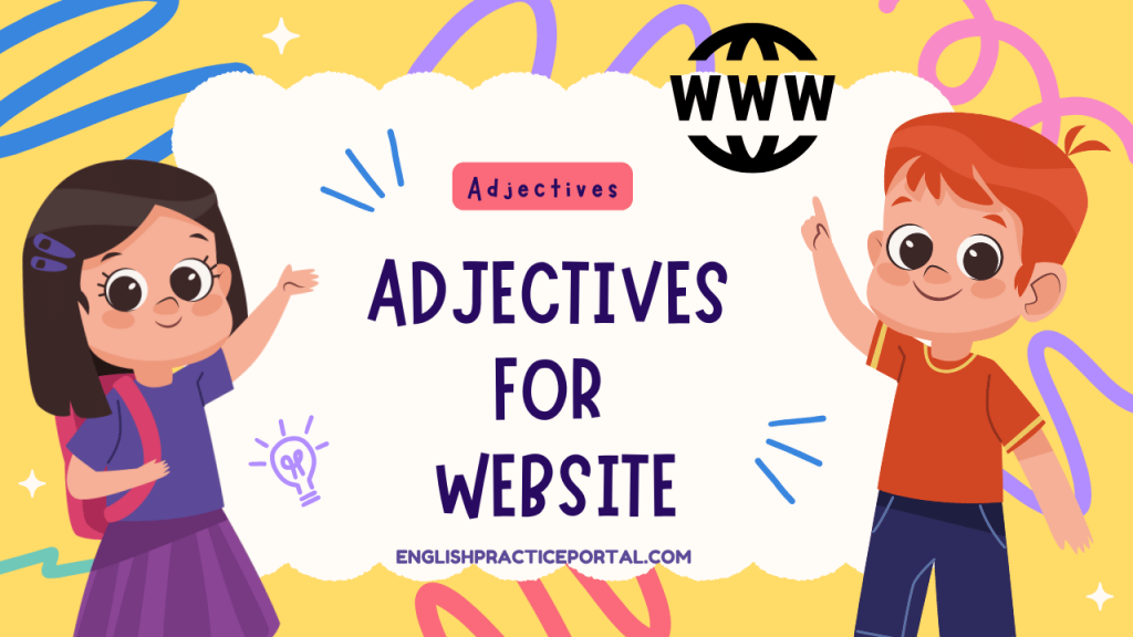 Adjectives for Website