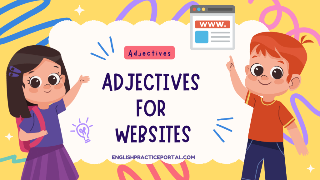 Adjectives for Websites