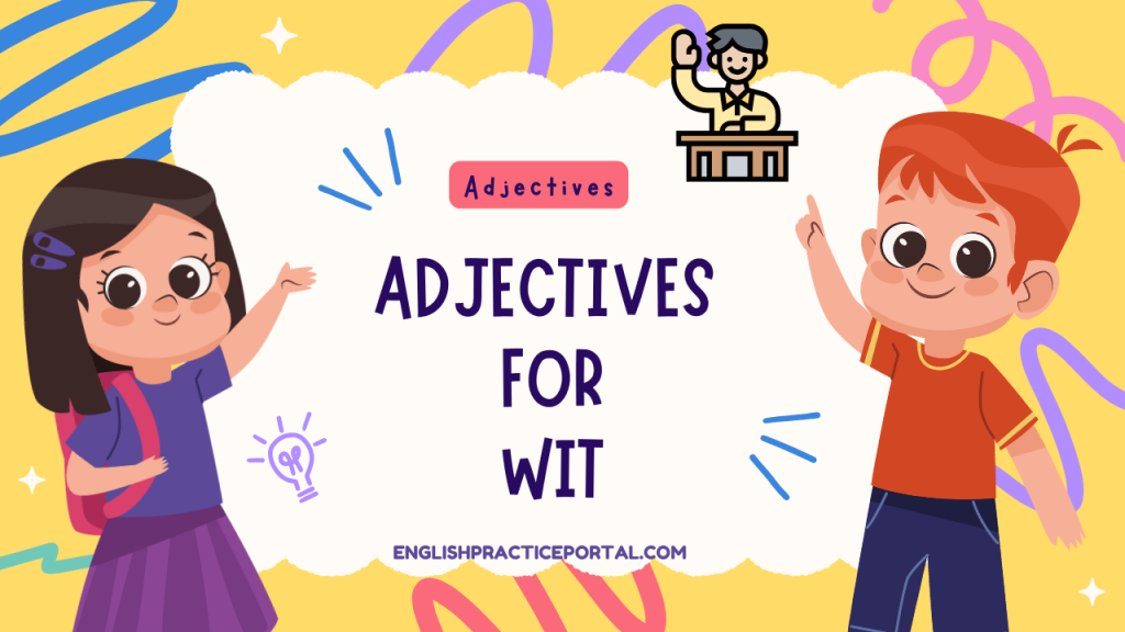 Adjectives for Wit