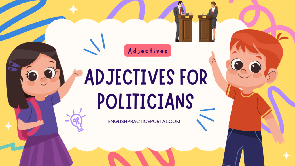 adjectives for Politicians