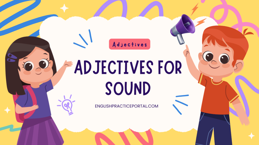 adjectives for Sound