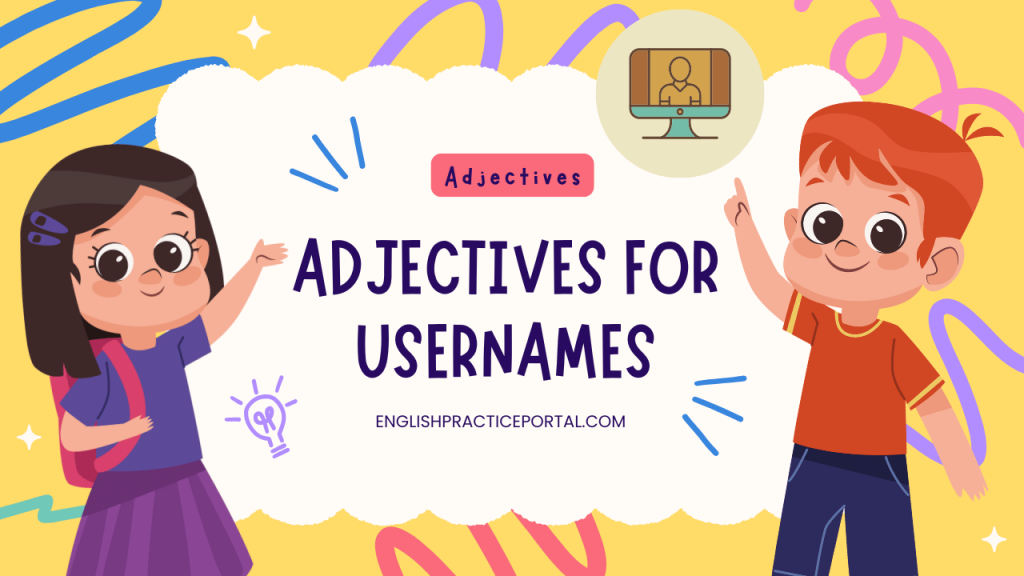adjectives for Usernames