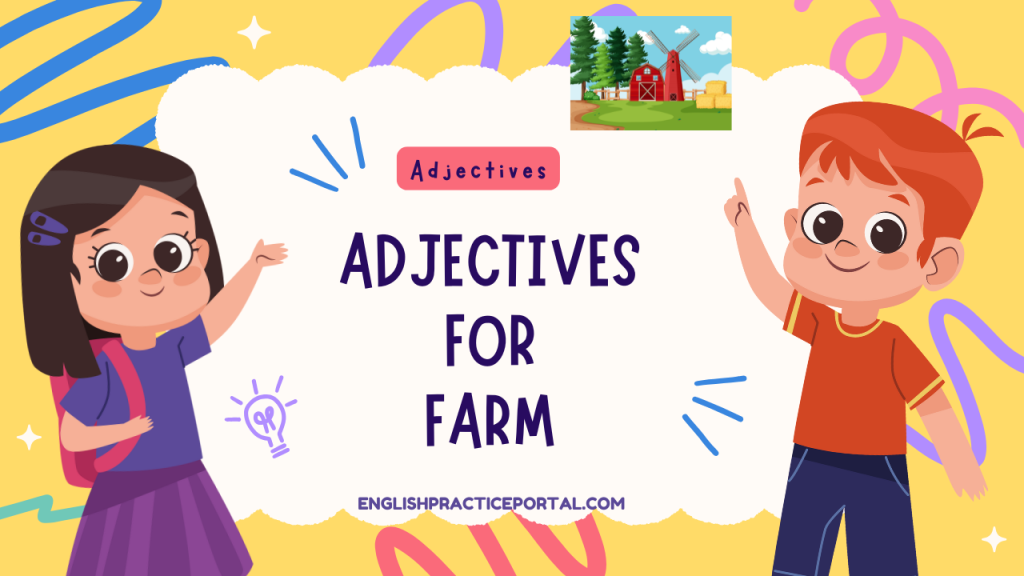 Adjectives for Farm